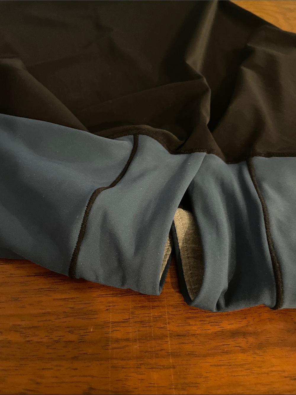 HALARA Slate Blue Cowl Neck Maxi Dress w/ shaping shorts D8 - Picture 10 of 10